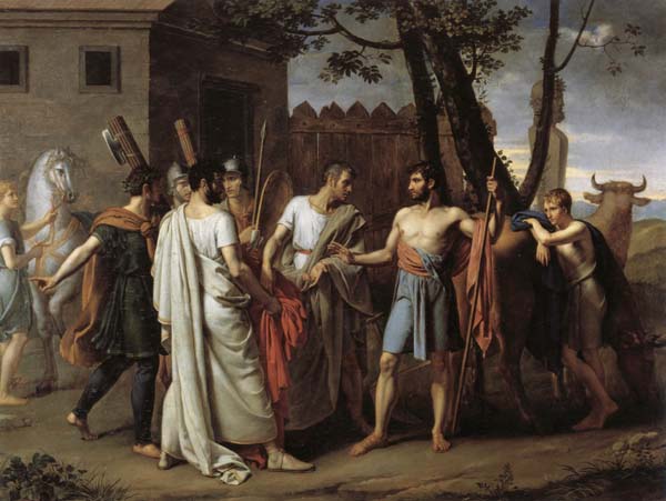 Cincinnatus Leaving the Plough to Bring Law to Rome
